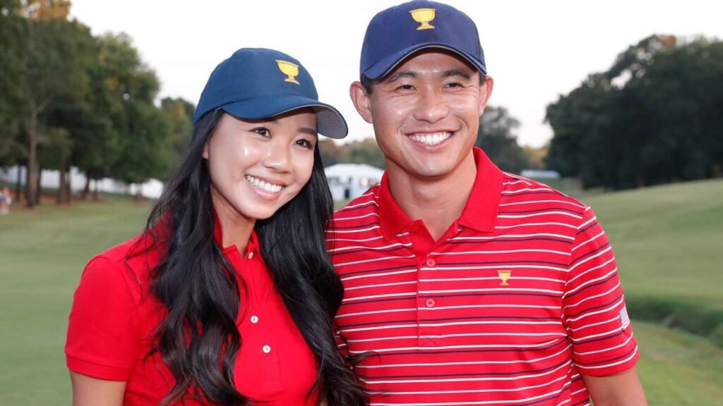 Collin Morikawa is married to Katherine Zhu