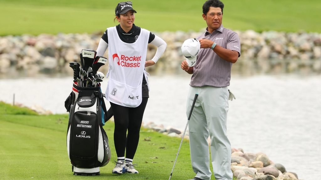 Hideki Matsuyama is married to Mei Matsuyama