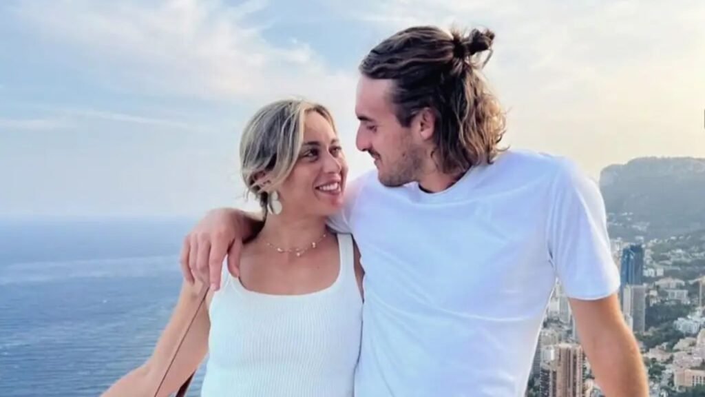 Stefanos Tsitsipas with Girlfriend Paula Badosa