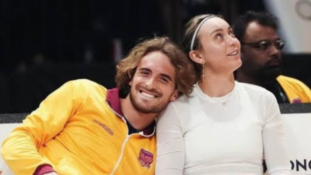 Stefanos Tsitsipas with Girlfriend Kristen Thoms