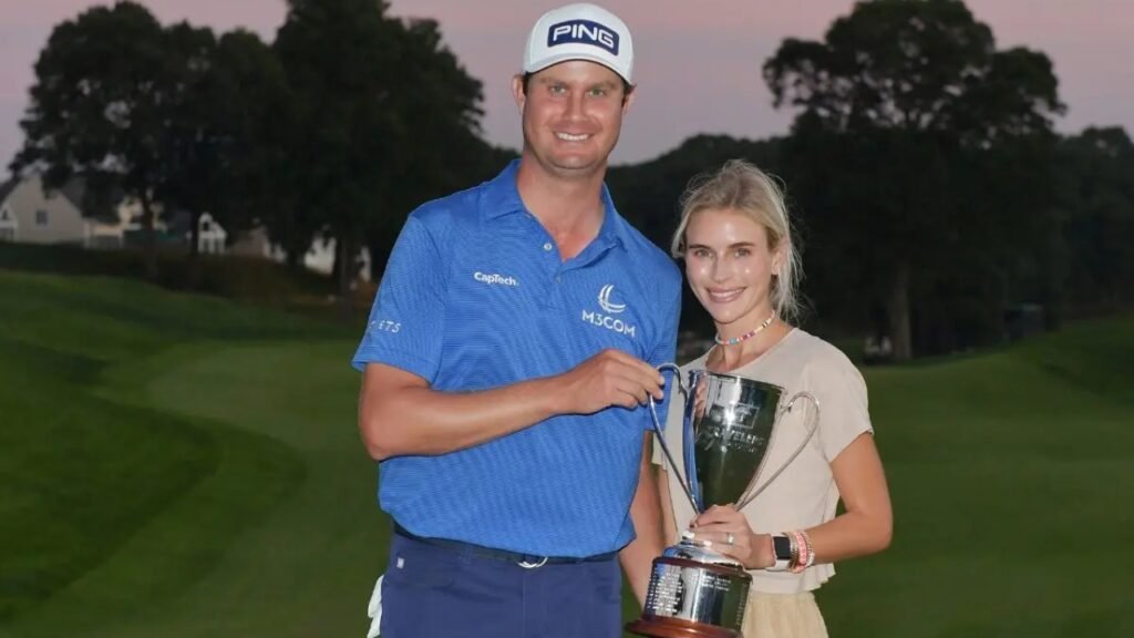 Harris English is married to Helen Marie