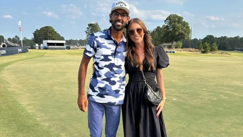 Akshay Bhatia married Presleigh Schultz