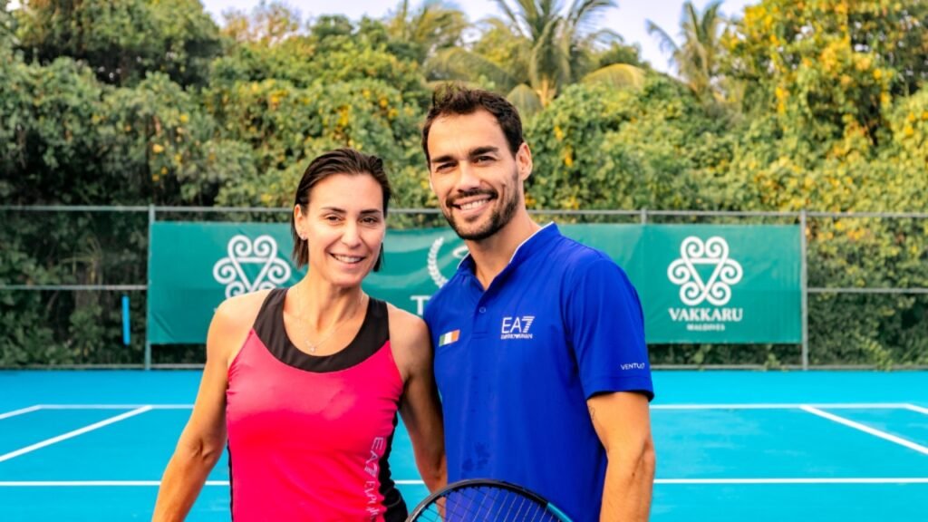 Fabio Fognini is married to Flavia Pennetta