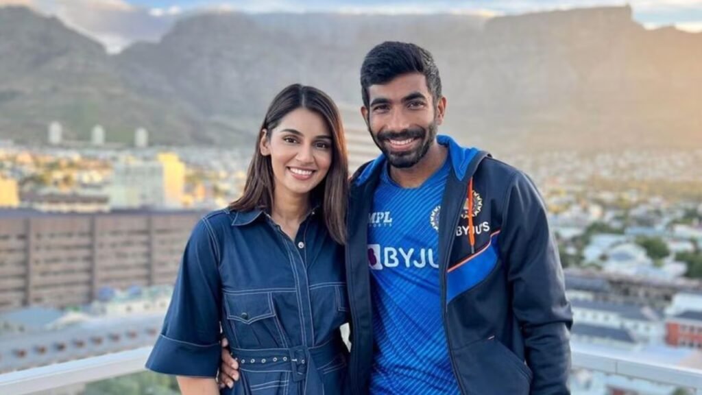 Jasprit Bumrah Wife Sanjana Ganesan
