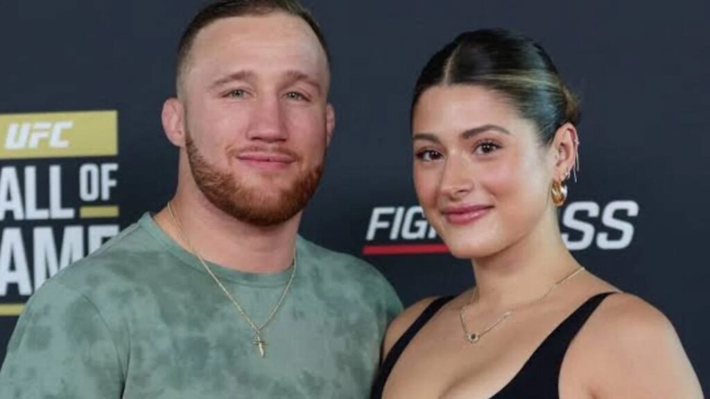 Justin Gaethje Girlfriend Sophia Romano