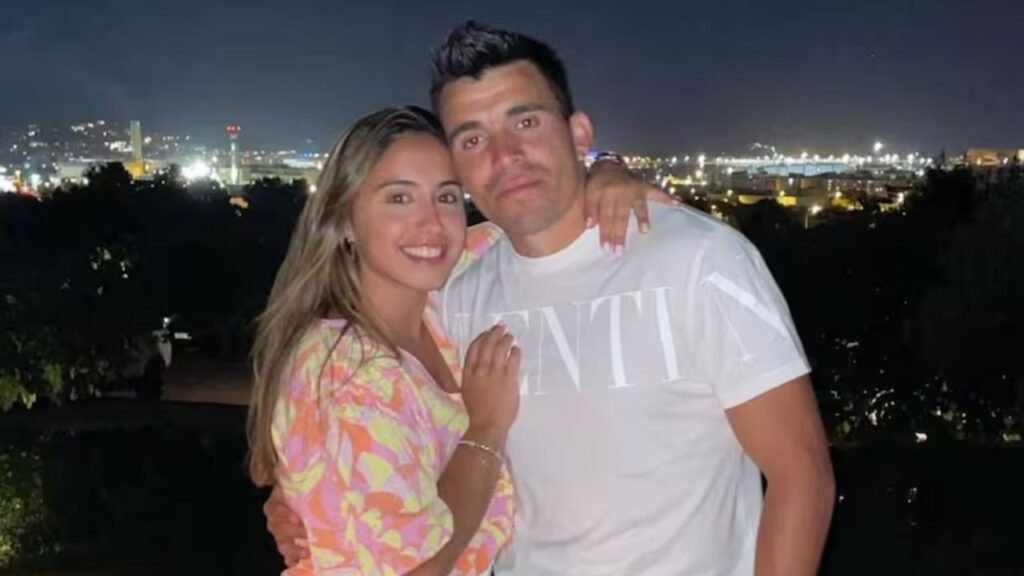 Marcos Acuña Wife Julia Silva
