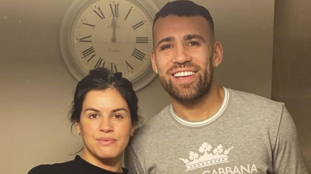 Nicolás Otamendi Wife Celeste Rey